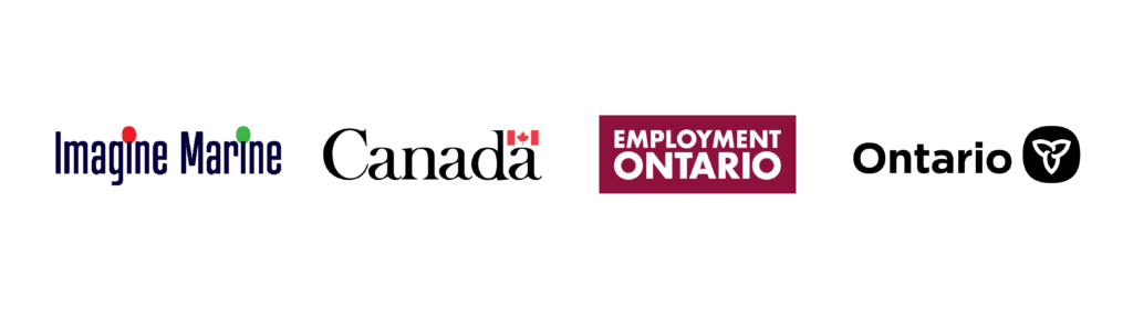 Logos include Government of Canada, Employment Ontario and the Province of Ontario.