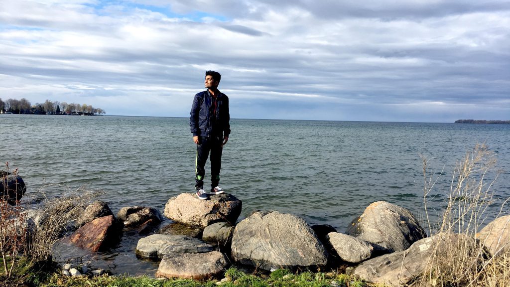 Monil at the lake