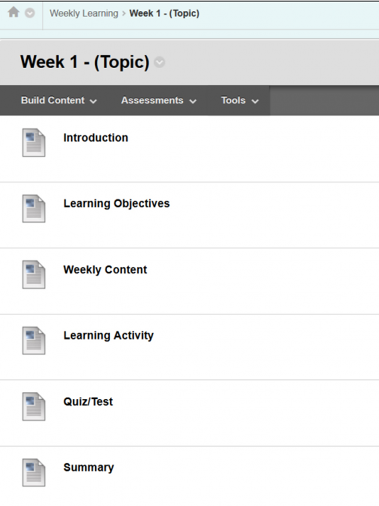Example week image
