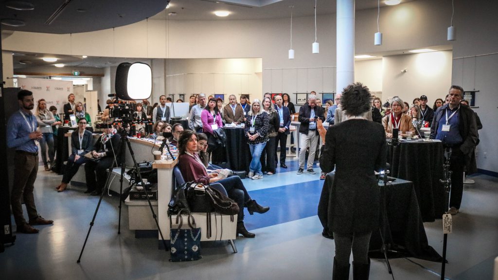 a group of entrepreneurs at the xcelerate summit event